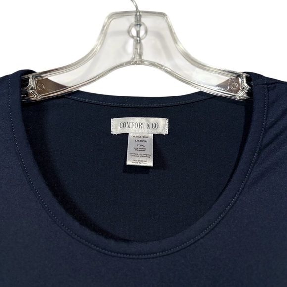 Comfort & co. Navy 'Samedi' Pyjama Top, XL π - Picture 3 of 7